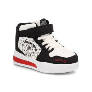 Zapatilla Ni&ntilde;o Bubblegummers Spiderman Blanco - Negro